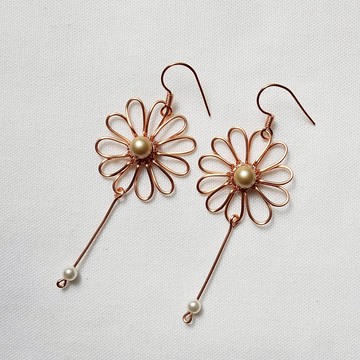 雛菊耳環