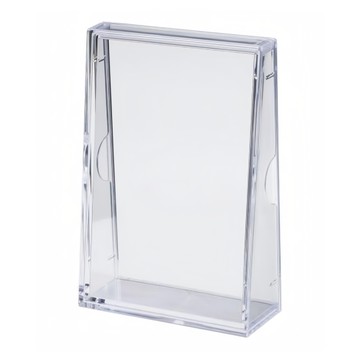 inomata卡片展示盒(3855) (新品) 卡片收納盒 適用於居家、辦公室 展示珍藏卡片 防塵防刮 易於清潔  1入  透明