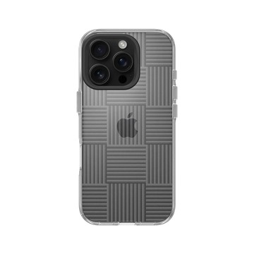 iPhone 16 Pro Clear 透明 - Textured Glass: Luminous Sculpture 玻璃紋理系列：光映雕塑 - 編織紋理玻璃