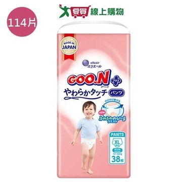 大王柔觸肌褲型XL114片(箱)【愛買】