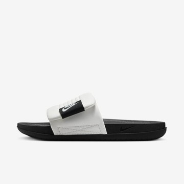 Nike Offcourt Adjust Slide DQ9624-100 男 涼拖鞋 運動 休閒 魔鬼氈 白黑