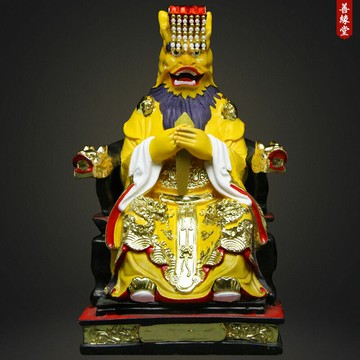 道教神像四海龍王樹脂佛像東海漢白玉風調雨順家用供奉招財擺件