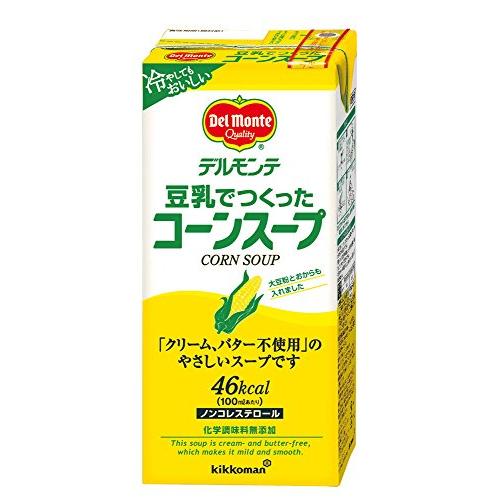 デルモンテ 豆乳でつくったコーンスープ 1L×6本