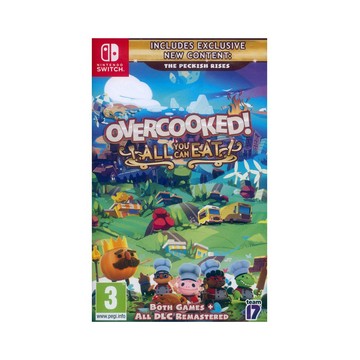 Nintendo NS Switch《胡鬧廚房全都好吃 (煮過頭大合輯) Overcooked All You Can Eat》中英日文歐版