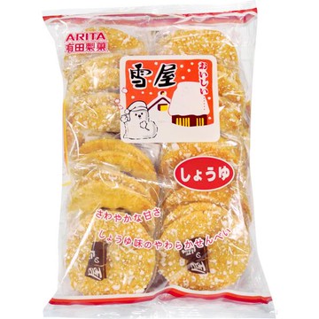 有田雪屋米果190g-輕辣