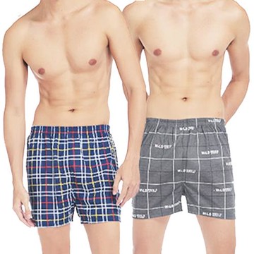 【馨苑】日系都會型男必備超透氣柔棉百搭好動平口褲(2件組)