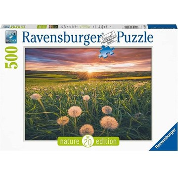 維寶拼圖-夕陽下的蒲公英(500P)