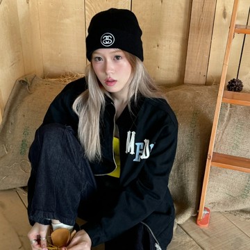 【NICE 歐美日韓代購】24SS STUSSY 美國潮牌經典刺繡LOGO貼紙 針織毛帽 帽子 禦寒