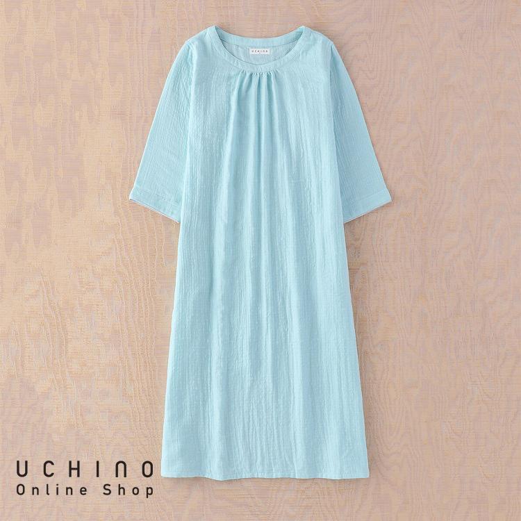 SALE)UCHINO ウチノ マシュマロガーゼ レディース ギャザー