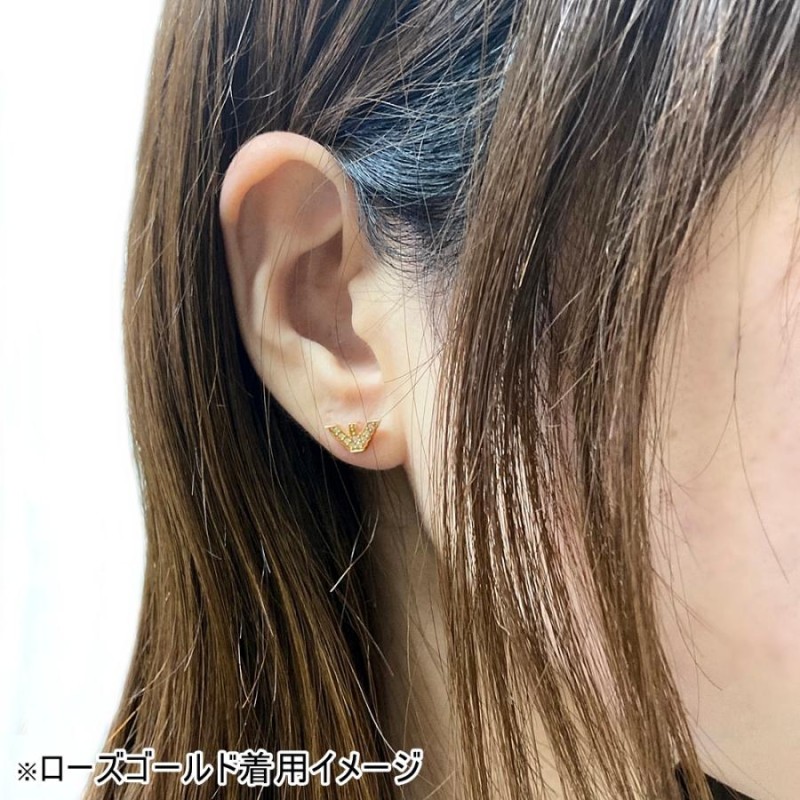エンポリオアルマーニ　両耳ピアス エンポリオアルマーニ 男女兼用 ピアス 両耳用 ギフト 誕生日