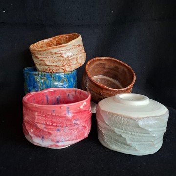 手作流光陶瓷茶碗