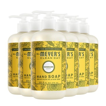 Mrs. Meyer's梅耶夫人 香氛洗手乳-蒲公英370ml x6入