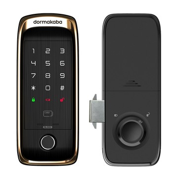 dormakaba 三合一指紋/卡片/密碼_直立式橫拉門專用輔助門鎖rl360vh(附基本安裝)