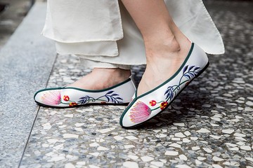 合掌鞋 - 合歡 (白色)