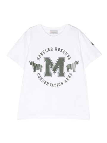 MONCLER KIDS Safari print jersey t-shirt Boy