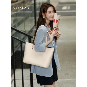 托特包女2026新款春夏百搭通勤高級感單肩包網紅大容量腋下女包潮