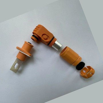 連接器⭕可開統編  單芯儲能連接器高壓大電流大功率接插件鋰電池儲能光伏連接器200A