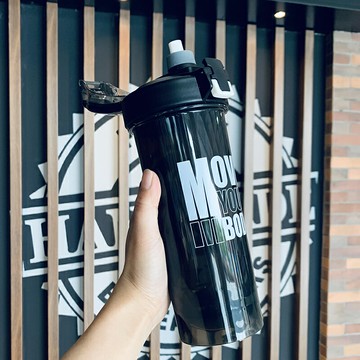 便攜式吸管杯塑料大號水壺隨手杯男女士健身運動大容量800ml水杯