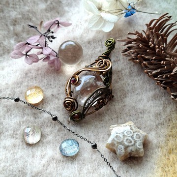 【山眠】Multiple 多重晶中晶墜飾