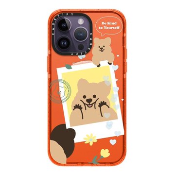 CASETiFY藝術家聯名KKOTKA熊拍立得照片適用蘋果iPhone 15/14/pro/max/13磁吸magsafe防摔手機殼全包保護套