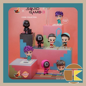 【現貨】Hot Toys 魷魚遊戲第二彈 盲盒盒玩 公仔收藏推薦 一中盒8入 經典韓劇角色 愛蛋客