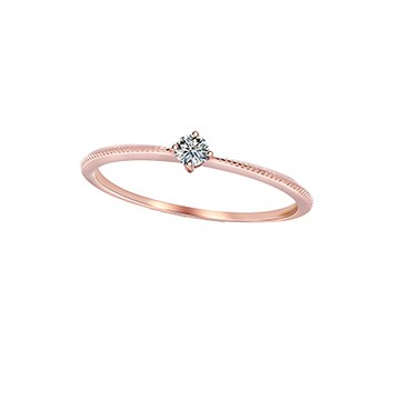 【JSTAR】天然玫瑰金鑽戒(DM商品)