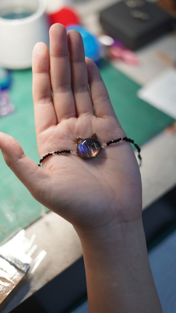 合意樹脂木 | POOK Bear & Cat bracelet