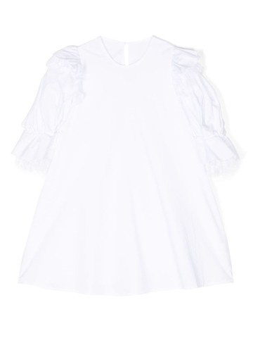 jnby by JNBY - round-neck cotton dress - kids - Cotton - 6 yrs - White