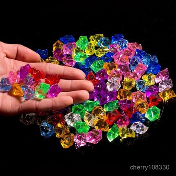 【臺灣-出貨】寶石玩具兒童仿真水晶石手工兒童水晶寶石兒童玩具寶石水晶鑽石 VFPC