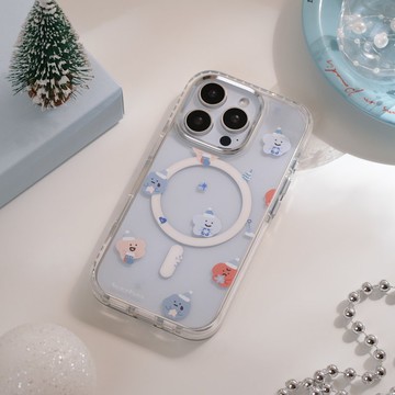 防摔心情磁吸透白手機殼 MagSafe兼容版 保護殼 iPhone13-17