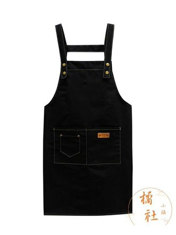 廚房咖啡廳奶茶店工作圍裙日系防油【櫻田川島】
