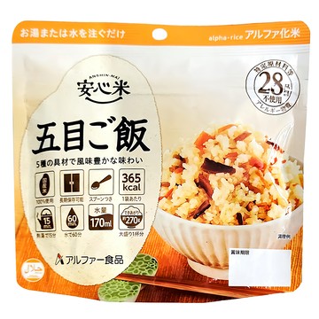 ANSHIN-MAI 安心米 五目集即時炊飯保存包 附湯匙  100g  1包