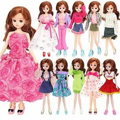 Barwa リカちゃん用服 リカちゃん人形用ドレス リカちゃん人形用 ランダム5枚服セット 人形用服 22cm人形用ドレス 手作り 可愛い 通販 Lineポイント最大get Lineショッピング