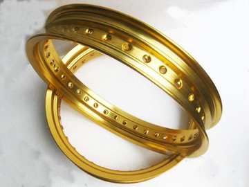 越野摩托車捷安特17寸滑胎輪圈專用彩色鋁圈