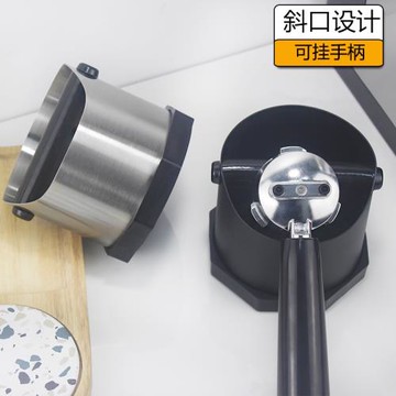 圓形咖啡粉渣桶渣盒不銹鋼加厚渣粉收納盒子敲粉桶收納盒配套用品