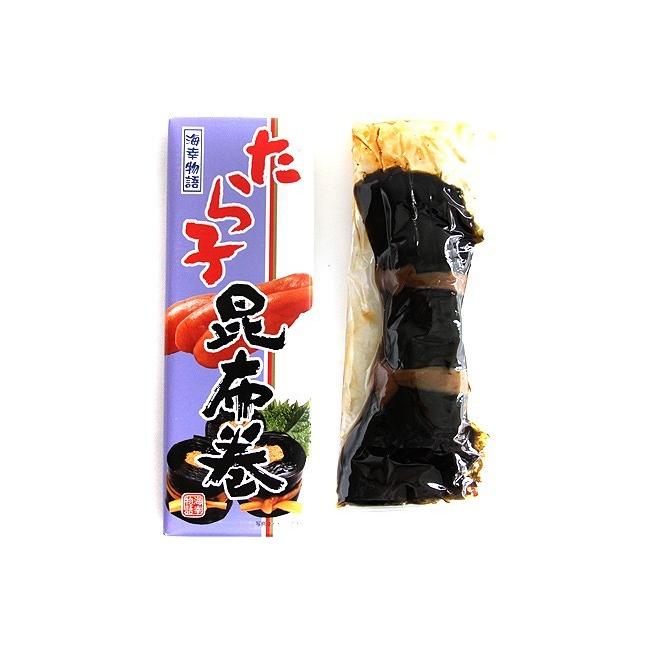 たら子昆布巻 150g(中箱)北海道産コンブで仕上げたタラコをこんぶ巻に致しました。ご贈答用にも。