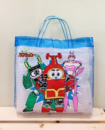【震撼精品百貨】甲蟲王者 The King Of Beetles 防水收納袋/手提袋-透明藍#75029 震撼日式精品百貨