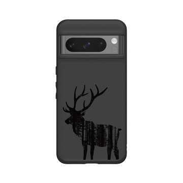 Pixel 8 Pro SolidSuit 黑 - Animal Silhouette / 動物剪影 - 麋鹿2
