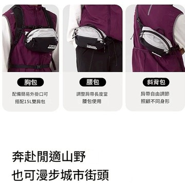 【Naturehike】氫系列5L胸前斜背包 BB013 (胸包/腰包/旅行/露營/登山包/通勤包/健行/男生/女生)