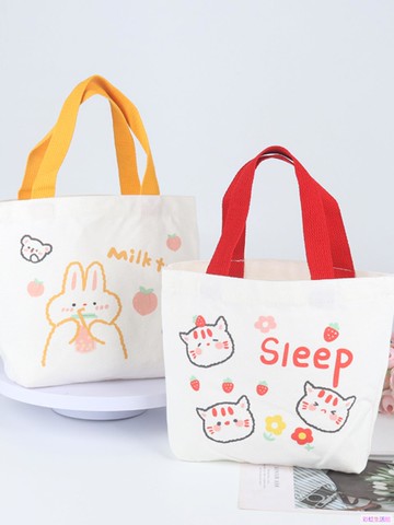 帆布袋帆布包禮品袋伴手禮手提袋便當包棉布袋兒童購物袋帆布手提包