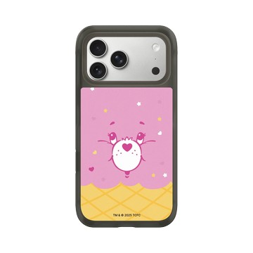 iPhone 17 Pro Max AirX 本質黑 - Care Bears - 冰淇淋 - Cheer Bear
