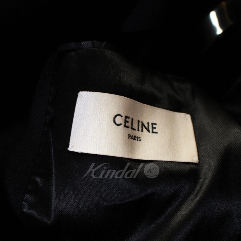 セリーヌ CELINE 19AW ダブルブレストオーバーコート／ウールフェルト