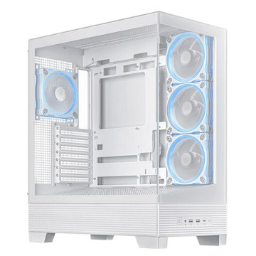 ASUS 華碩 A31 PLUS White Edition ATX全景玻璃機殼/90DC00R3-B10000