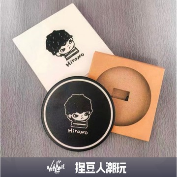 【台灣現貨】官方正品 Popmart 泡泡瑪特 HIRONO 小野 陶瓷杯墊 硅藻土杯墊 吸水杯墊 防滑 禮物