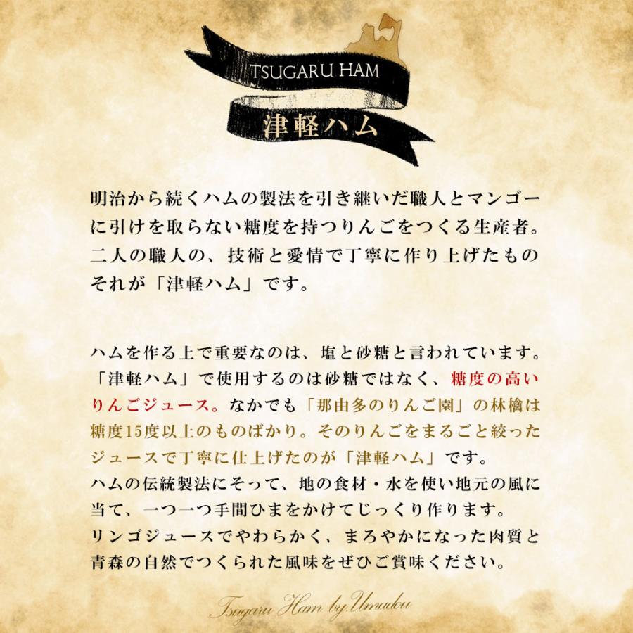 旨道170g 単品 国産豚肉 津軽ハム お中元 お歳暮 ギフト[※産地直送のため同梱不可][※冷蔵便]