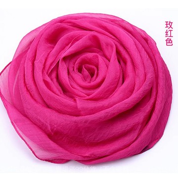 ✨可開發票#中國紅專業舞蹈醉鄉大紅色絲巾女夏圍巾跳舞雪紡紗巾白色方巾披肩#免運