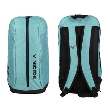 VICTOR 大型後背包-雙肩包 肩背包 裝備袋 球拍包 羽球 勝利 BR3048R 珊瑚綠黑