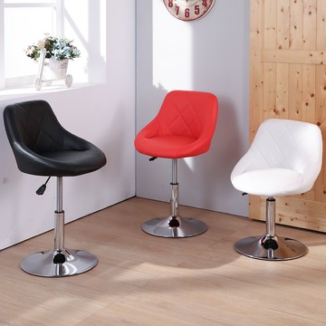 Logis 2入多莉絲皮面低吧椅 吧檯椅 美容椅LOS-173D* 2全紅2入