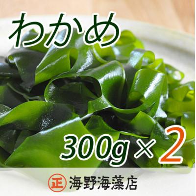 ふるさと納税 大洗町 塩蔵わかめ 600g (300g×2ヶ)