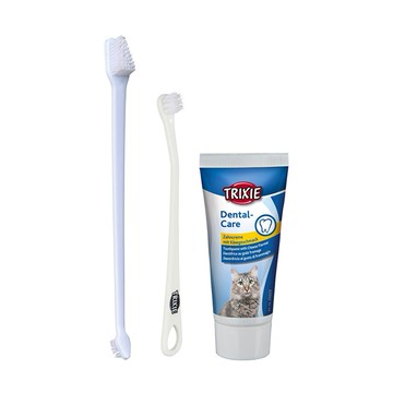 Trixie 寵物用品 貓咪潔牙組 一組 (TX25620)